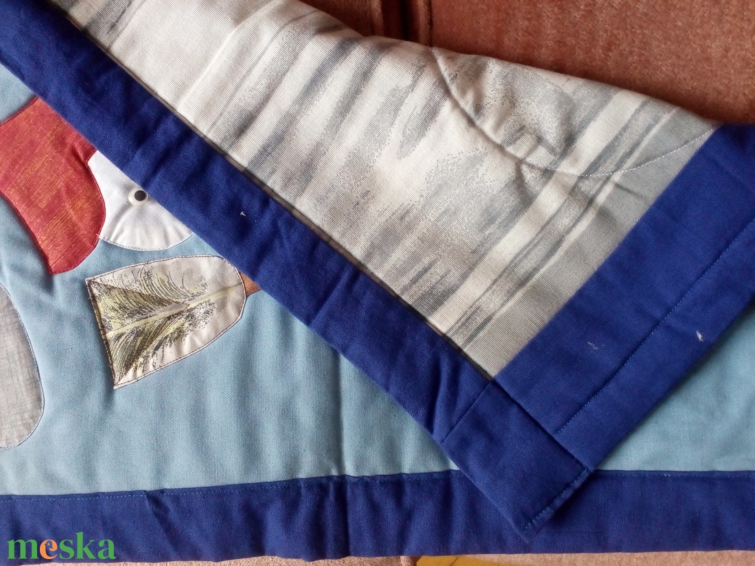 Patchwork hóember falikép - otthon & életmód - babaszoba, gyerekszoba - babaszoba dekoráció - Meska.hu