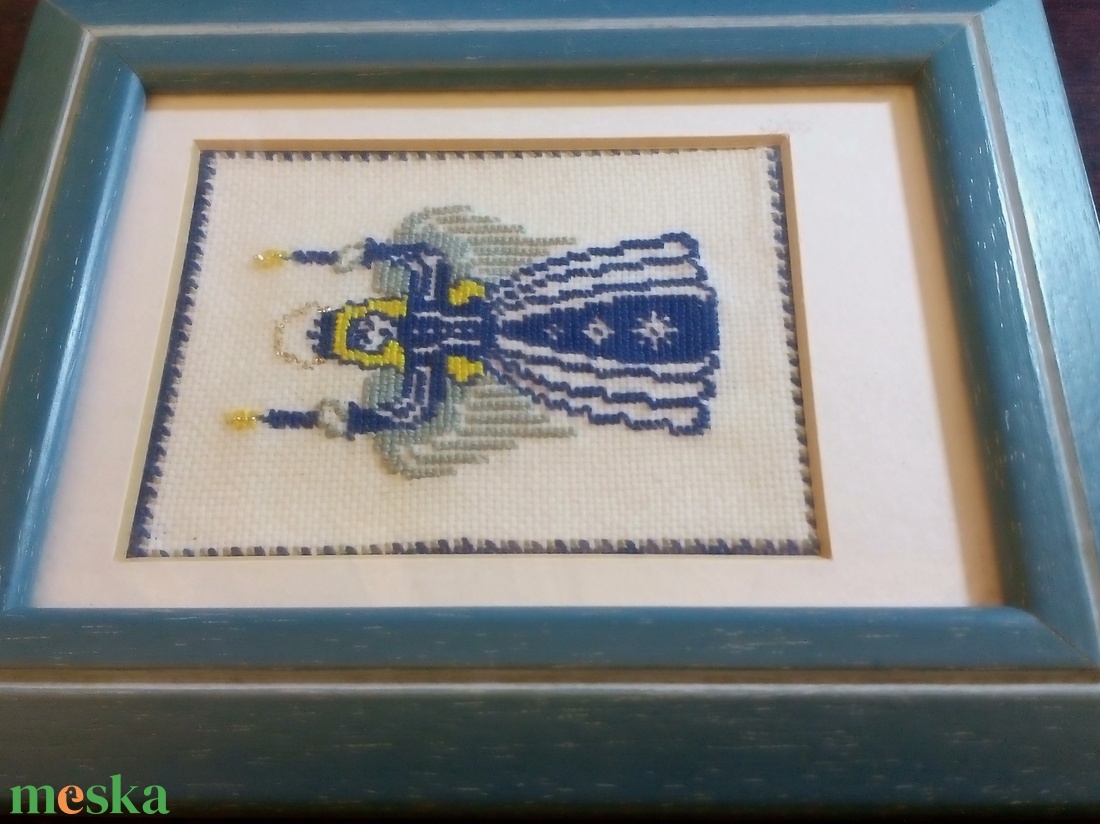 Keresztszemes kép - művészet - textilkép - gobelin - Meska.hu