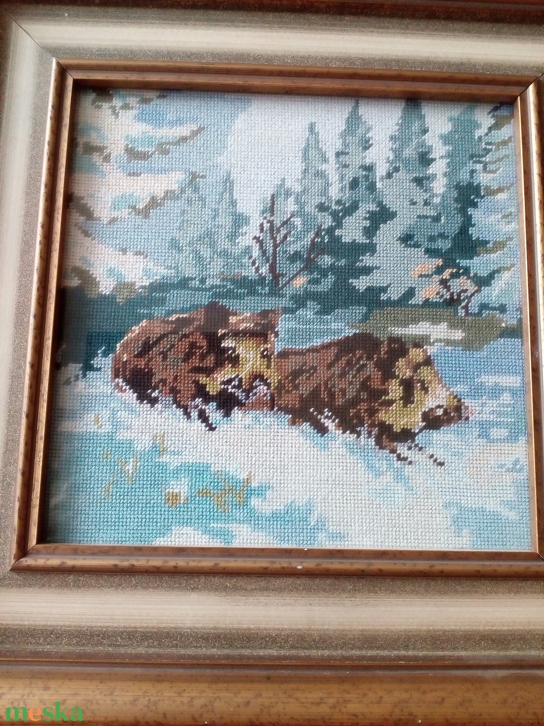 Gobelin kép - művészet - textilkép - gobelin - Meska.hu