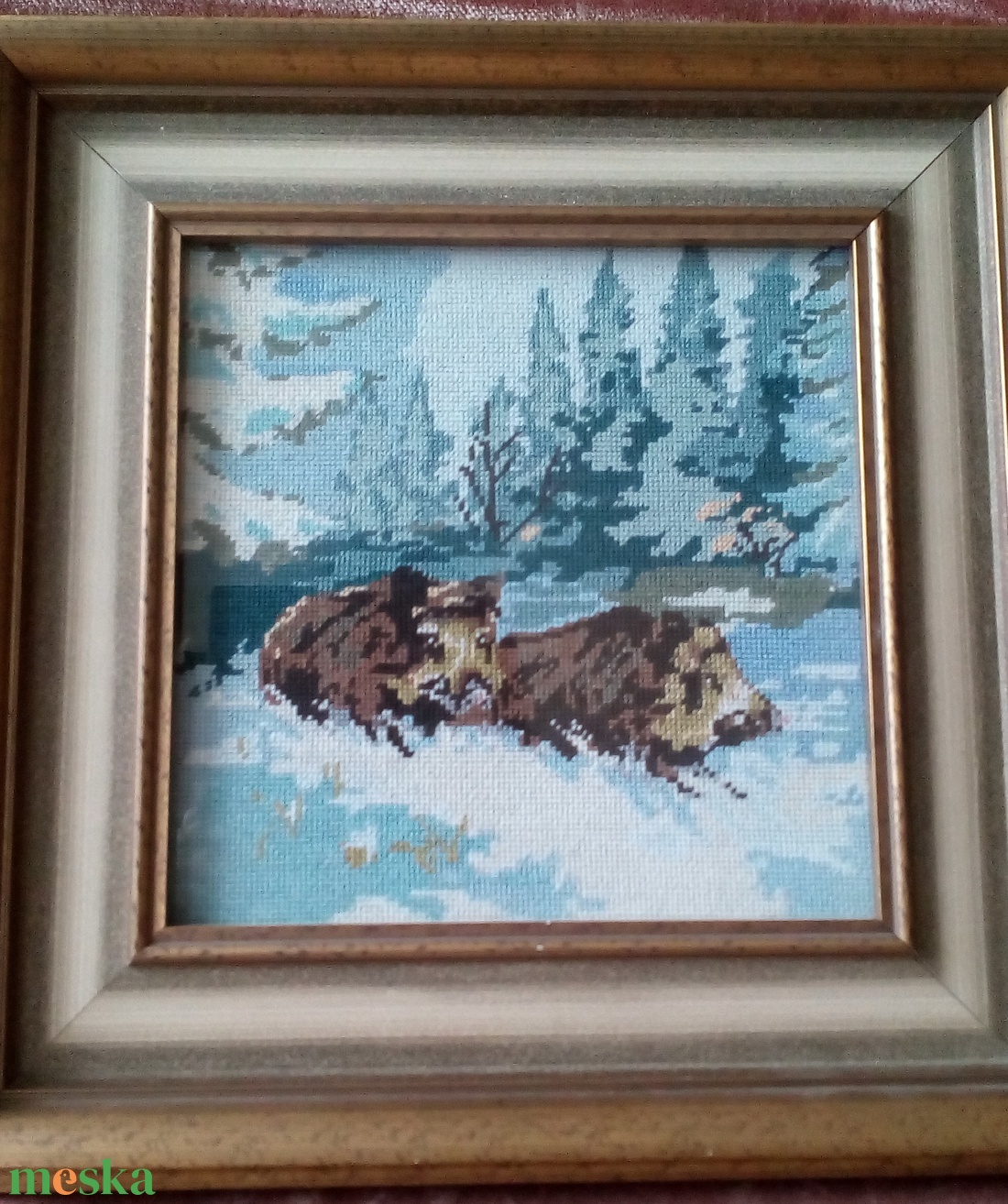 Gobelin kép - művészet - textilkép - gobelin - Meska.hu