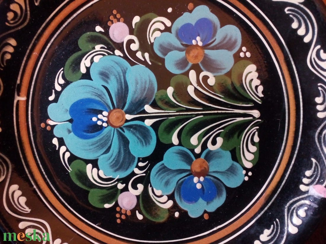 Sárospataki kerámia falitál - otthon & életmód - dekoráció - dísztárgy - Meska.hu