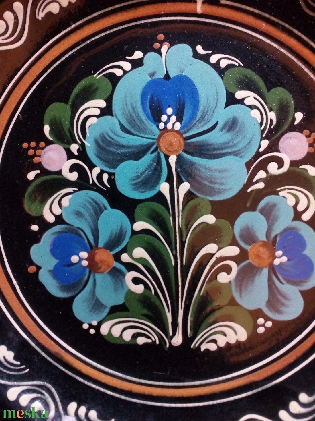 Sárospataki kerámia falitál - otthon & életmód - dekoráció - dísztárgy - Meska.hu