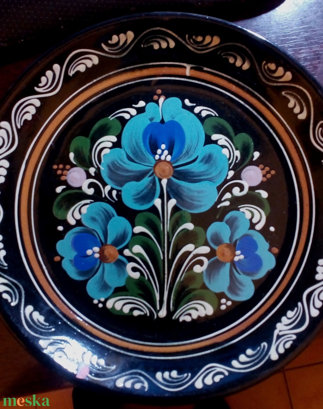 Sárospataki kerámia falitál - otthon & életmód - dekoráció - dísztárgy - Meska.hu