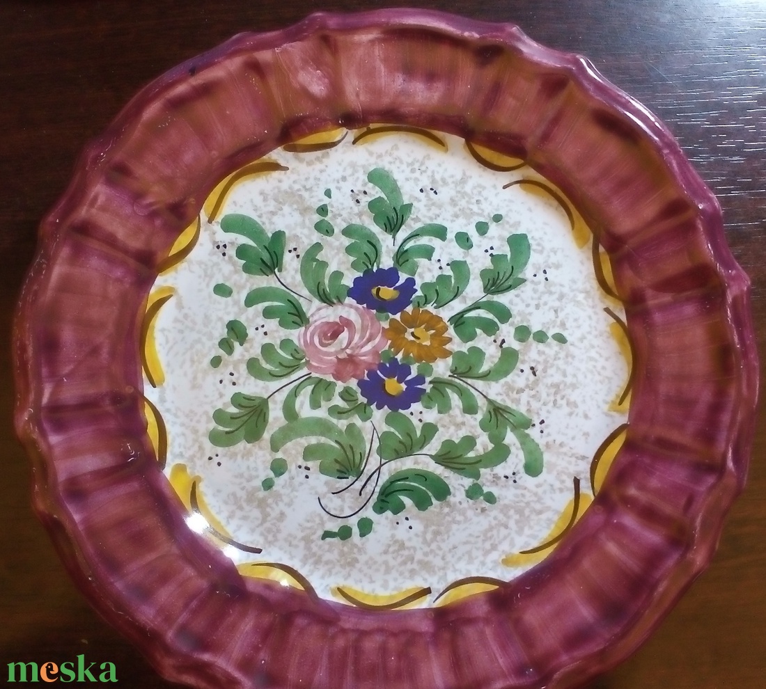 Kerámia falitányér - otthon & életmód - dekoráció - dísztárgy - Meska.hu