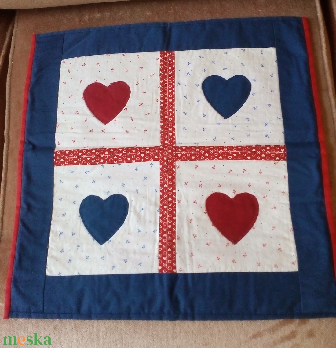 Patchwork textilkép - otthon & életmód - dekoráció - kép & falikép - vászonkép - Meska.hu