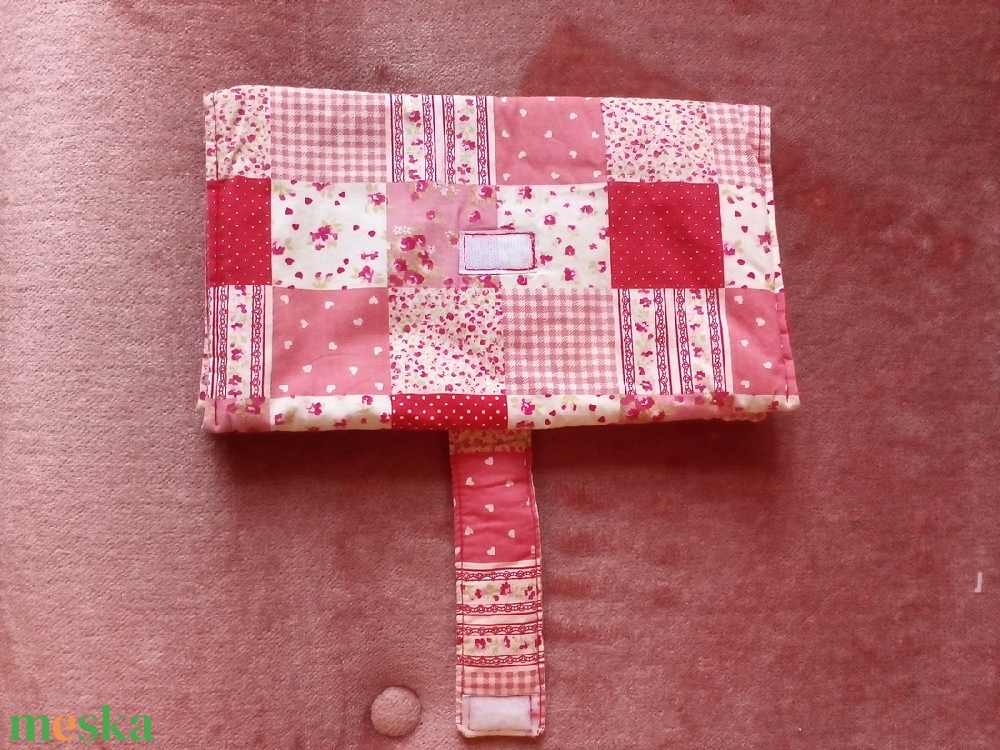 Patchwork textil könyvborító - könyv & zene - könyvtok - Meska.hu