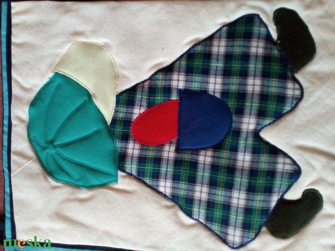 Patchwork textil falikép - otthon & életmód - dekoráció - kép & falikép - vászonkép - Meska.hu