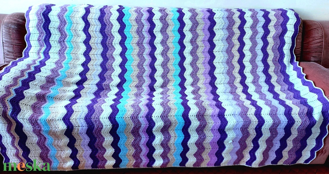 Horgolt ágytakaró - otthon & életmód - lakástextil - ágytakaró - Meska.hu