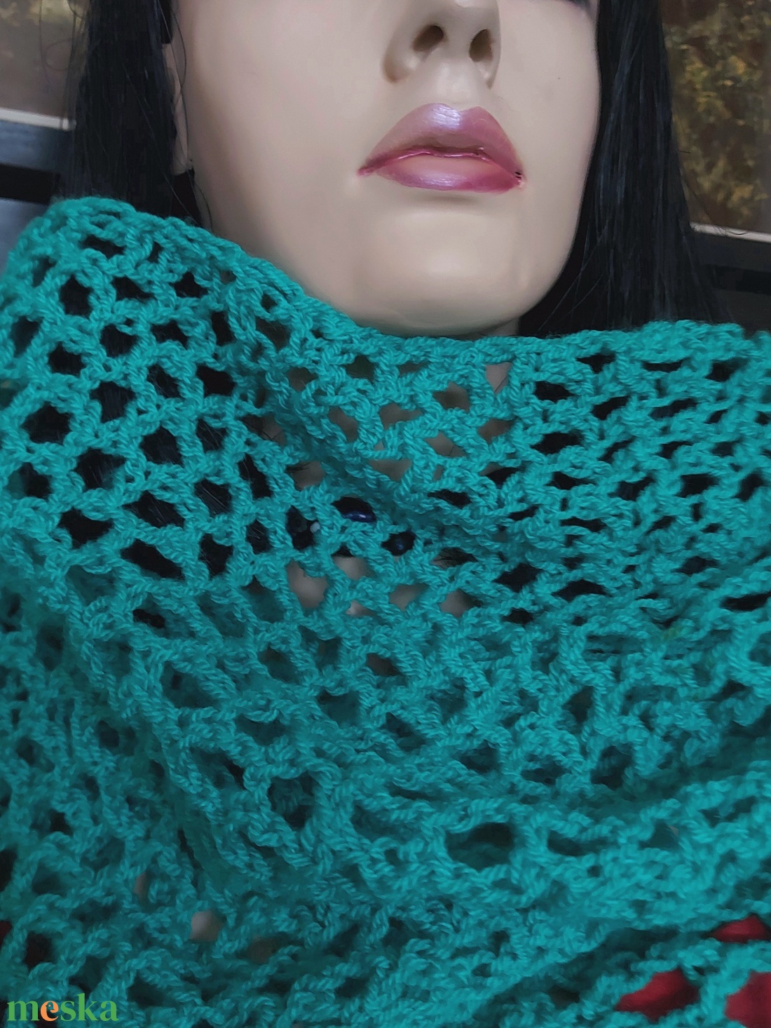 Horgolt sál - ruha & divat - sál, sapka, kendő - sál - Meska.hu