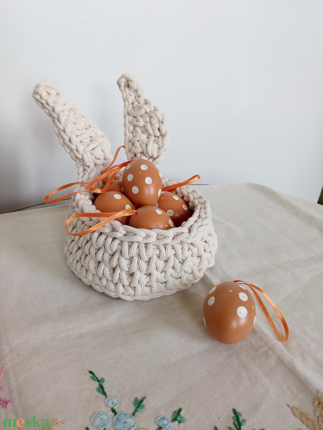 Húsvéti festett tyúktojás - ünnepi díszek, dekorációk - húsvéti díszek és dekorációk - húsvéti tojás, hímestojás - Meska.hu