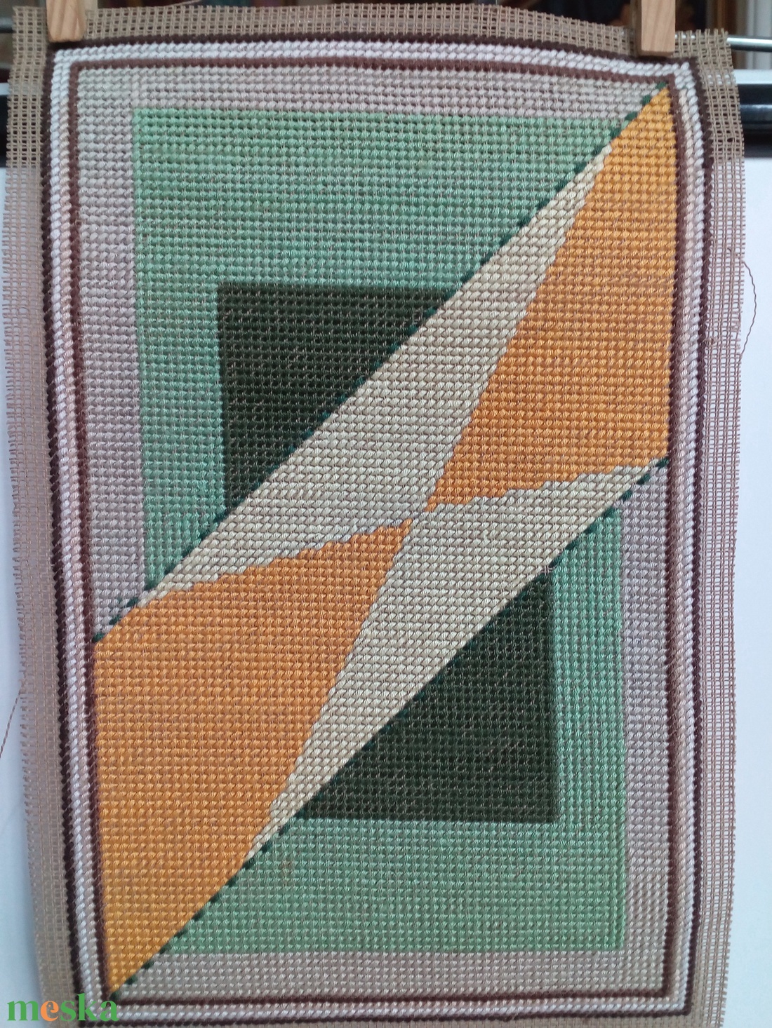 Gobelin hímzéssel készült kép - művészet - textilkép - gobelin - Meska.hu