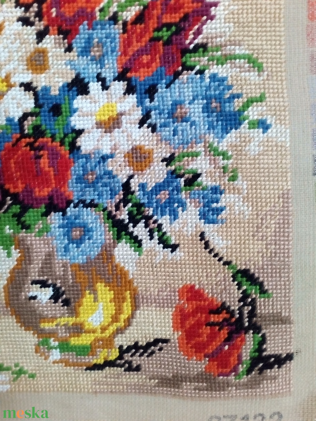 Kivarrott gobelin kép, keret nélkül - művészet - textilkép - gobelin - Meska.hu