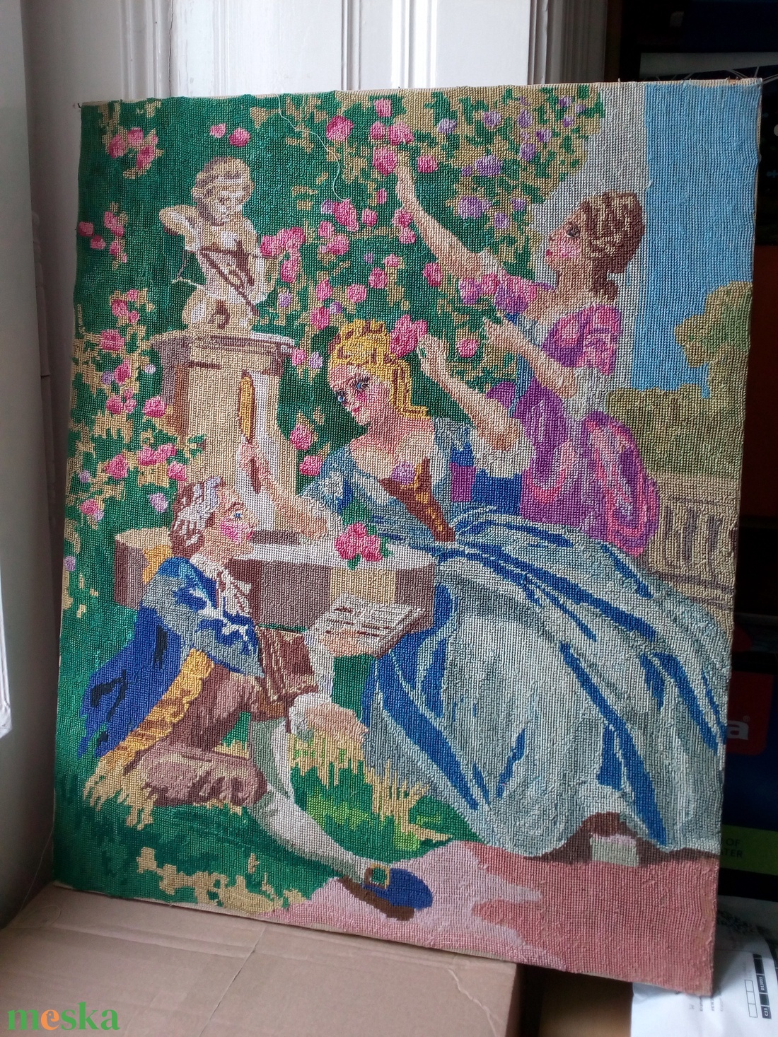 Gobelin kép keretezetlen - művészet - textilkép - gobelin - Meska.hu