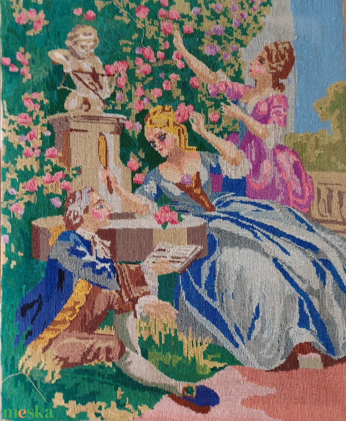 Gobelin kép keretezetlen - művészet - textilkép - gobelin - Meska.hu