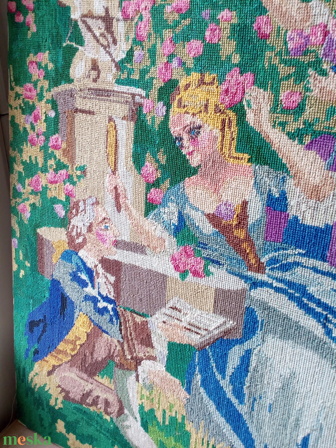 Gobelin kép keretezetlen - művészet - textilkép - gobelin - Meska.hu