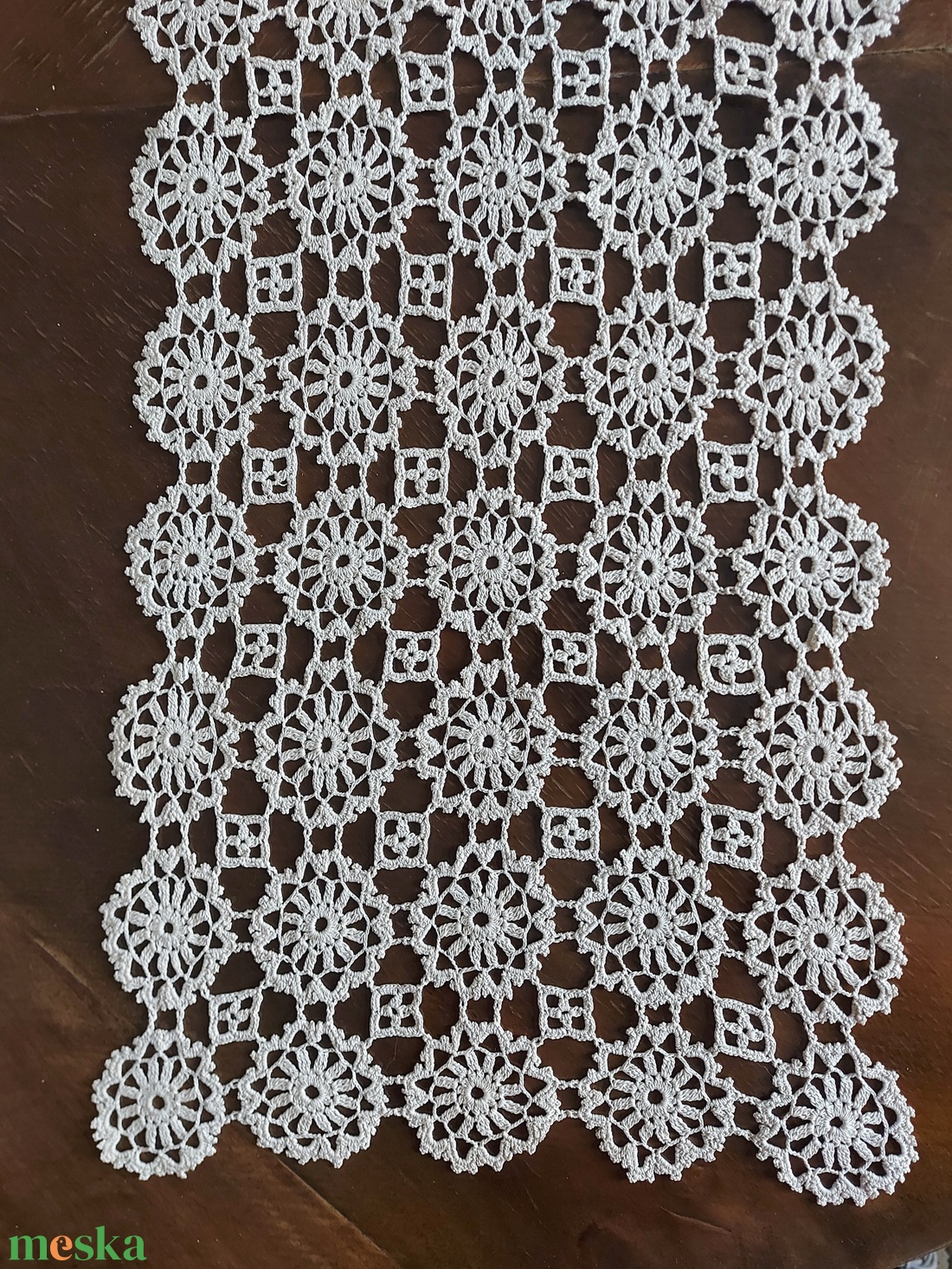 Horgolt terítő - otthon & életmód - lakástextil - abrosz, terítő - asztalközép terítő - Meska.hu