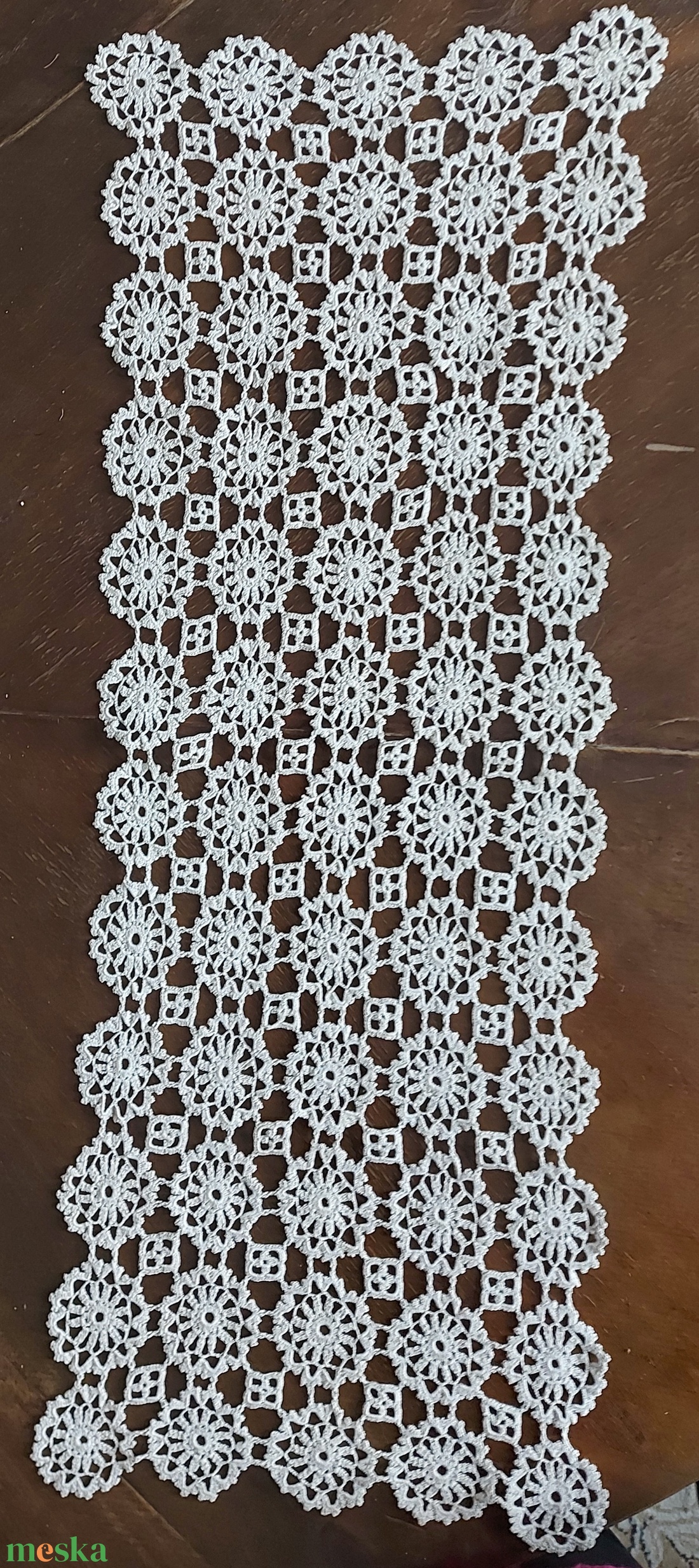 Horgolt terítő - otthon & életmód - lakástextil - abrosz, terítő - asztalközép terítő - Meska.hu