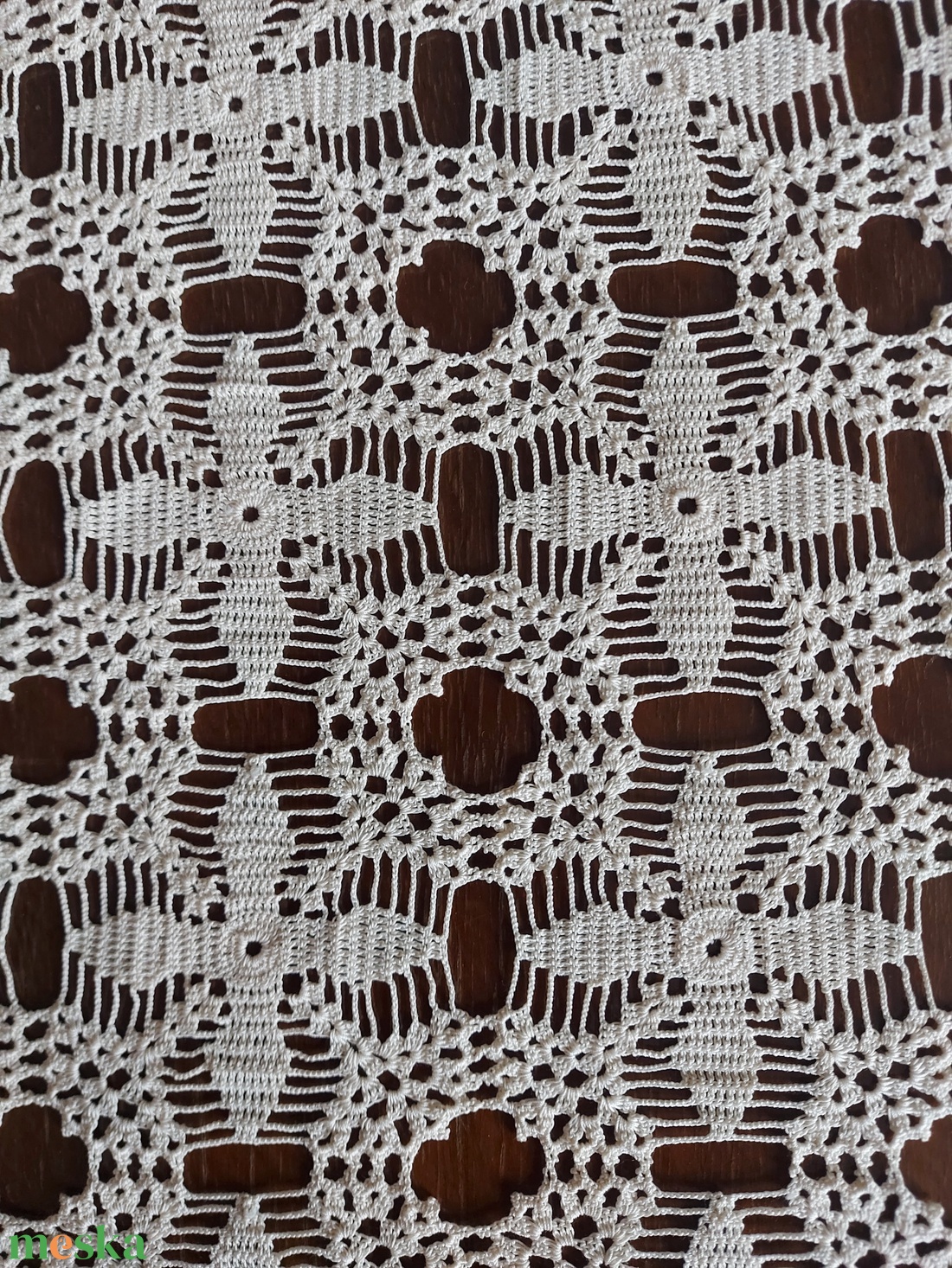 Horgolt nagy asztalterítő  - otthon & életmód - lakástextil - abrosz, terítő - asztalközép terítő - Meska.hu