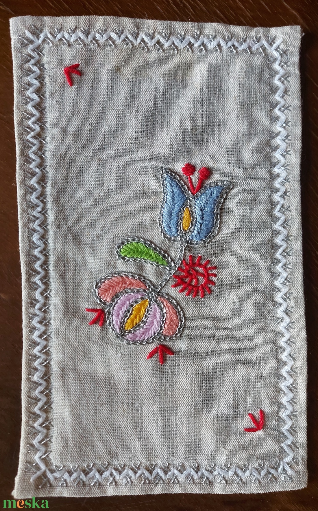   Asztali  kis terítő buzsáki boszorkányos  hímzéssel - otthon & életmód - lakástextil - abrosz, terítő - asztalfutó - Meska.hu