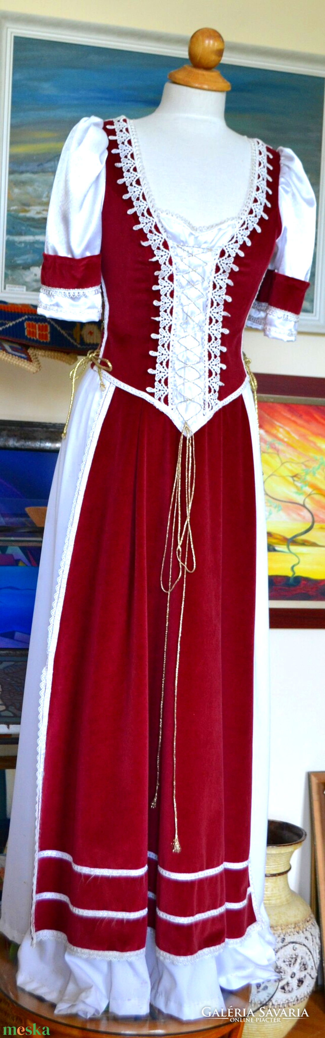 Női hagyományőrző stílusú ruha - ruha & divat - női ruha - ruha - Meska.hu