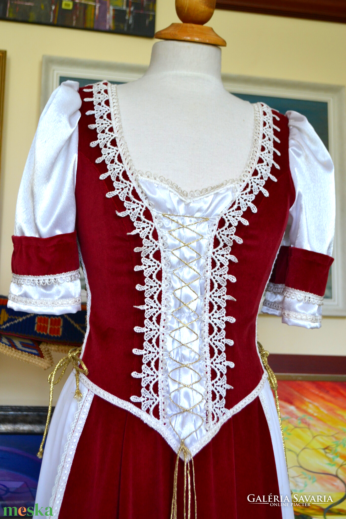 Női hagyományőrző stílusú ruha - ruha & divat - női ruha - ruha - Meska.hu