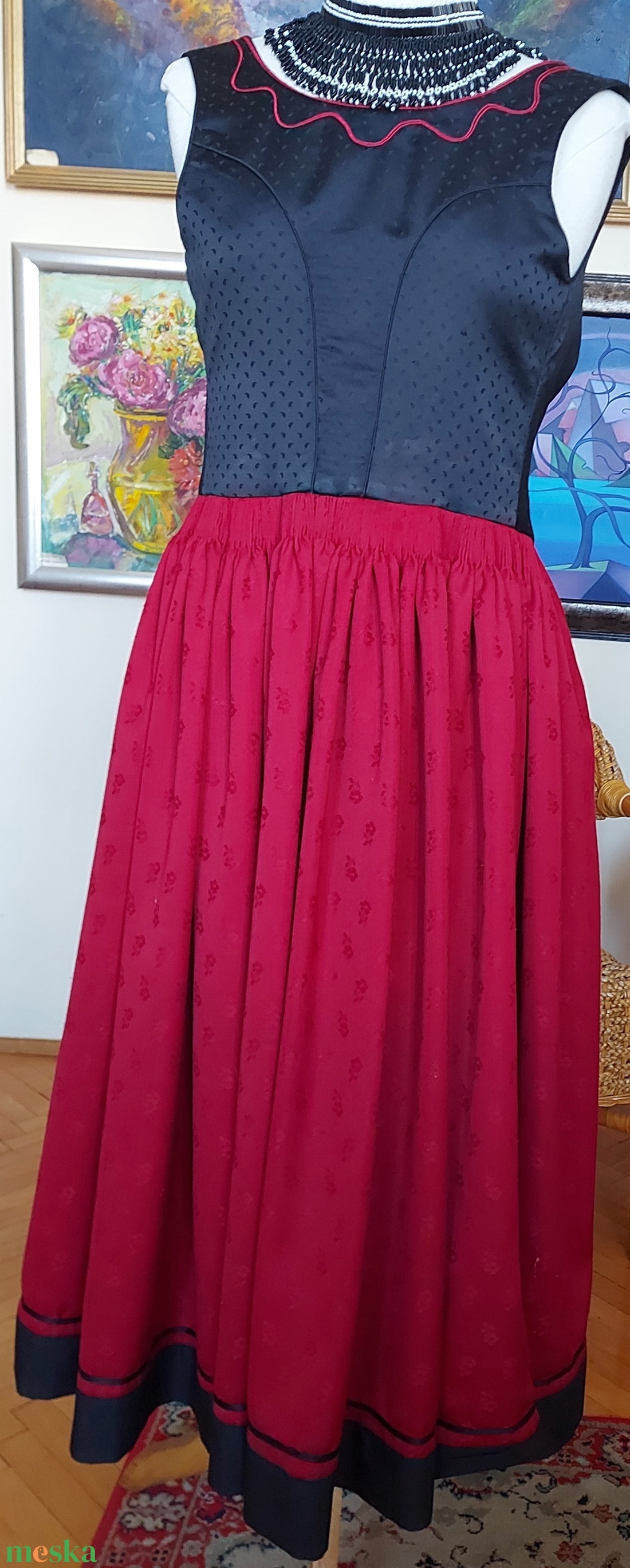 Női hagyományőrző stílusú ruha - ruha & divat - női ruha - ruha - Meska.hu