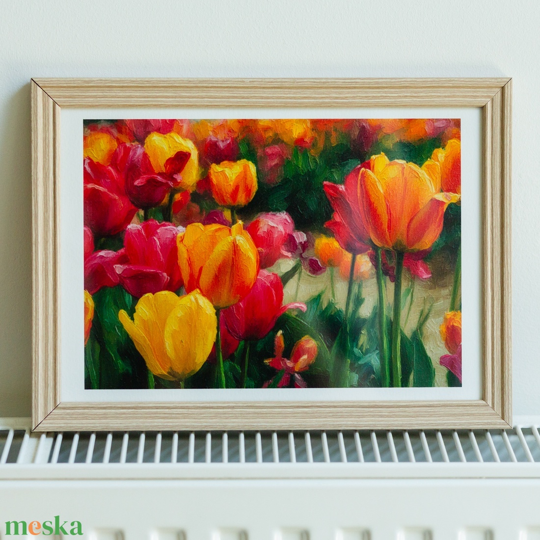 Tulipán szimfónia művészi falikép - művészet - fotográfia - tájkép - Meska.hu