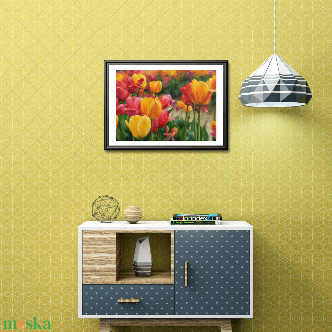 Falikép-Tulipán szimfónia művészi - művészet - fotográfia - tájkép - Meska.hu