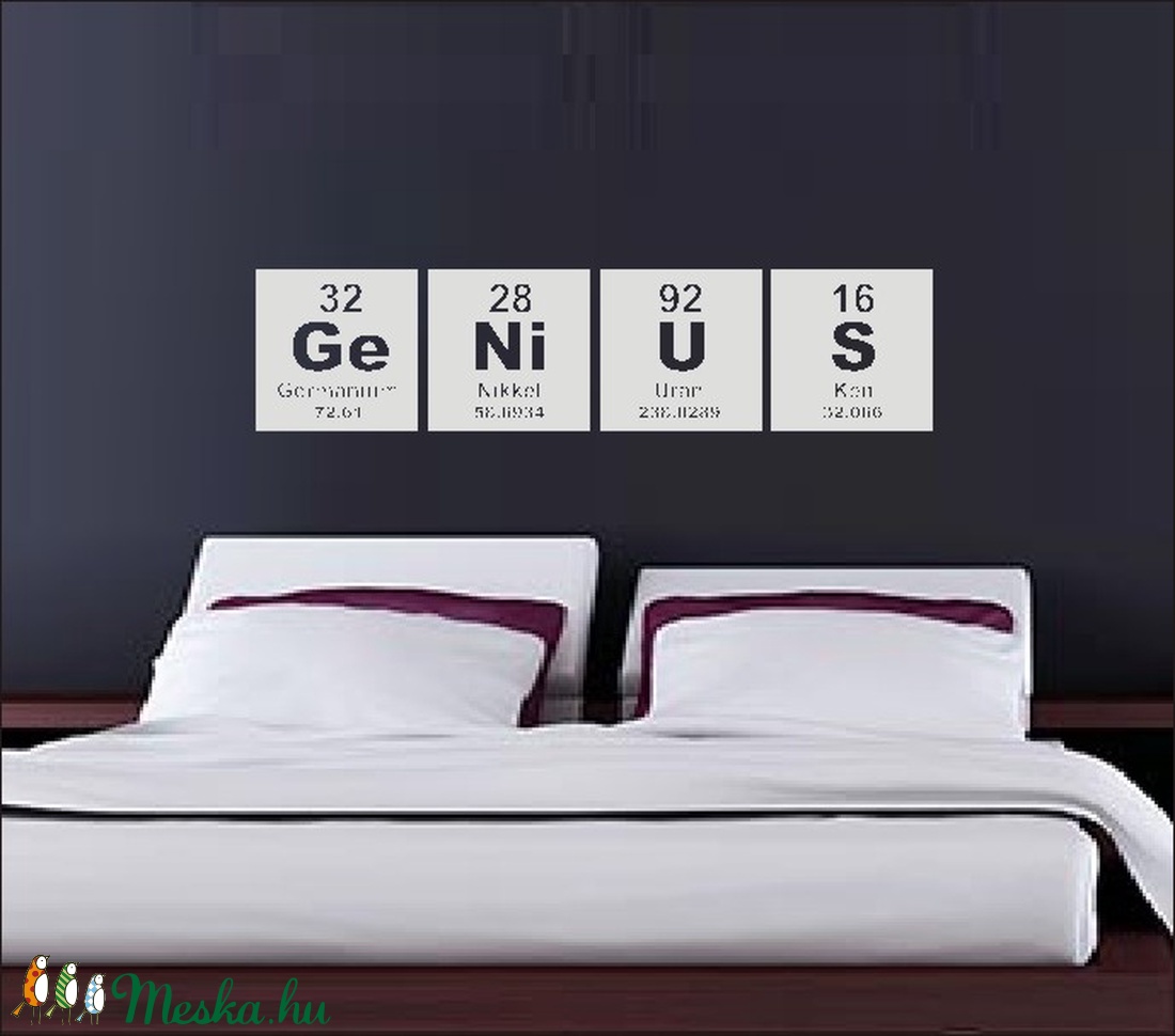 Falmatrica dekoráció vegyjelek -  - Meska.hu