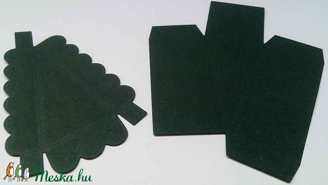 12 szeletes papírtorta sablon. Minden szelet egyben díszdoboz -  - Meska.hu