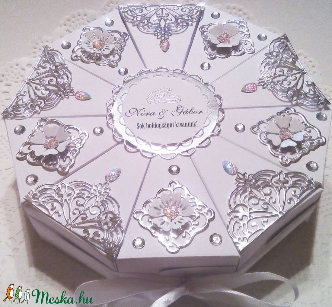 Shiny cake papírtorta díszdoboz 10 szeletes - művészet - Meska.hu Shiny cake papírtorta díszdoboz 10 szeletes - művészet - Meska.hu