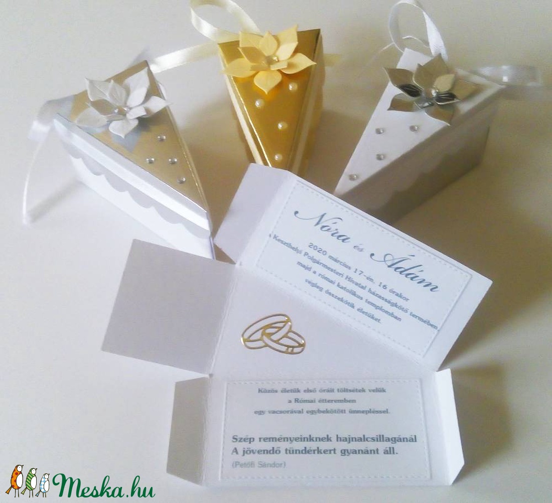 Esküvői meghívó Silver- white - esküvő - meghívó & kártya - Meska.hu Esküvői meghívó Silver- white - esküvő - meghívó & kártya - Meska.hu
