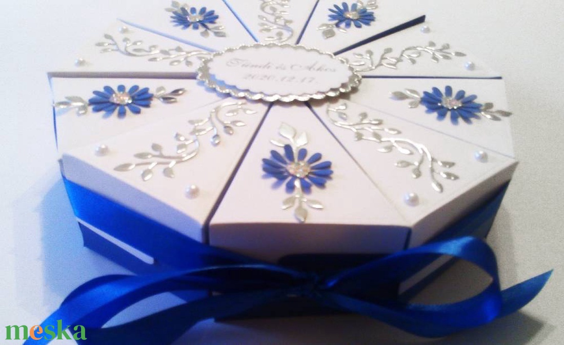 Blue dream papírtorta díszdoboz 10 szeletes - otthon & életmód - papír, írószer - ajándékozás kellékei - papírtorta - Meska.hu Blue dream papírtorta díszdoboz 10 szeletes - otthon & életmód - papír, írószer - ajándékozás kellékei - papírtorta - Meska.hu