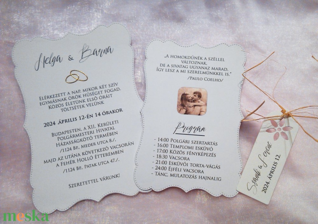 Esküvői meghívó - esküvő - meghívó & kártya - meghívó - Meska.hu Esküvői meghívó - esküvő - meghívó & kártya - meghívó - Meska.hu