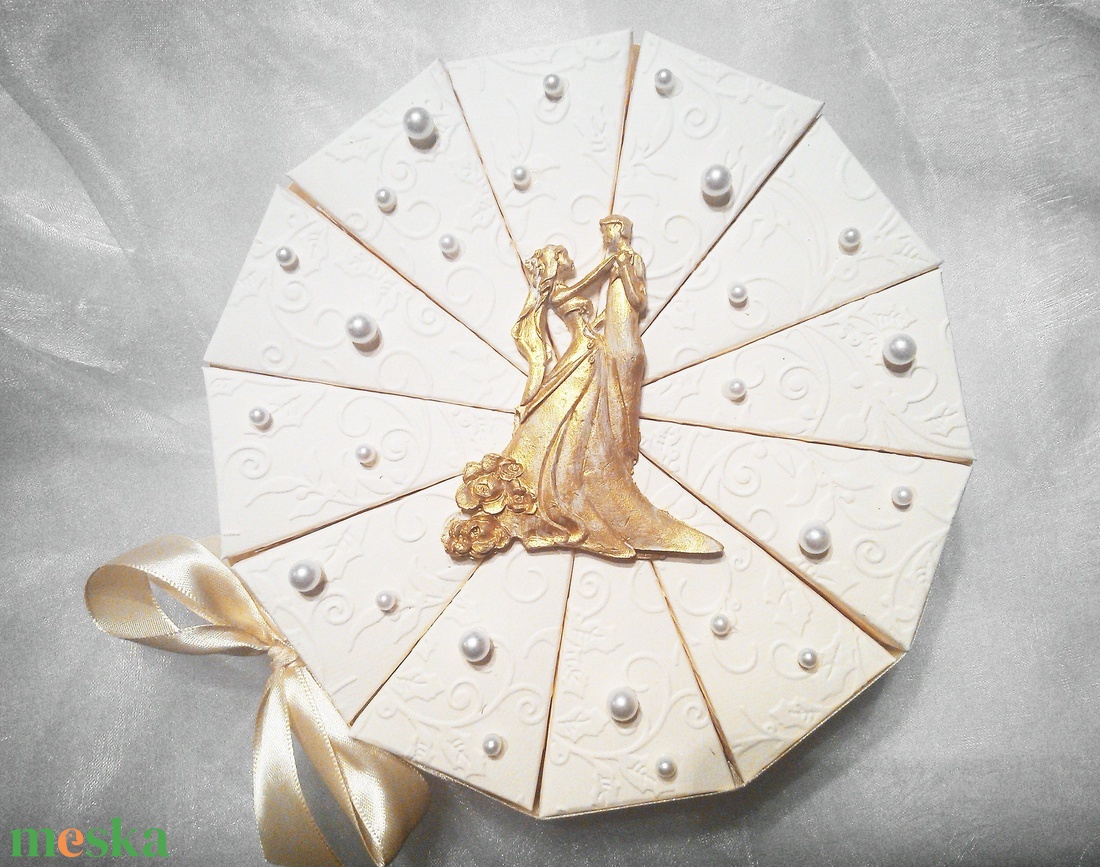 Golden dream papírtorta díszdoboz 12 szeletes - otthon & életmód - papír, írószer - ajándékozás kellékei - papírtorta - Meska.hu Golden dream papírtorta díszdoboz 12 szeletes - otthon & életmód - papír, írószer - ajándékozás kellékei - papírtorta - Meska.hu