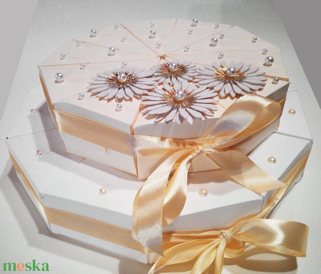 Emeletes papírtorta -díszdoboz 21 szeletes - esküvő - emlék & ajándék - nászajándék - esküvői pénzátadó doboz - Meska.hu Emeletes papírtorta -díszdoboz 21 szeletes - esküvő - emlék & ajándék - nászajándék - esküvői pénzátadó doboz - Meska.hu