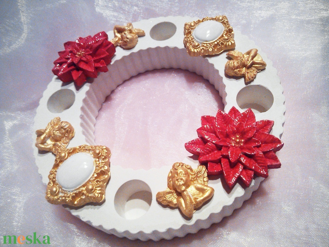 Adventi koszorú - karácsony - adventi díszek - adventi koszorú - Meska.hu