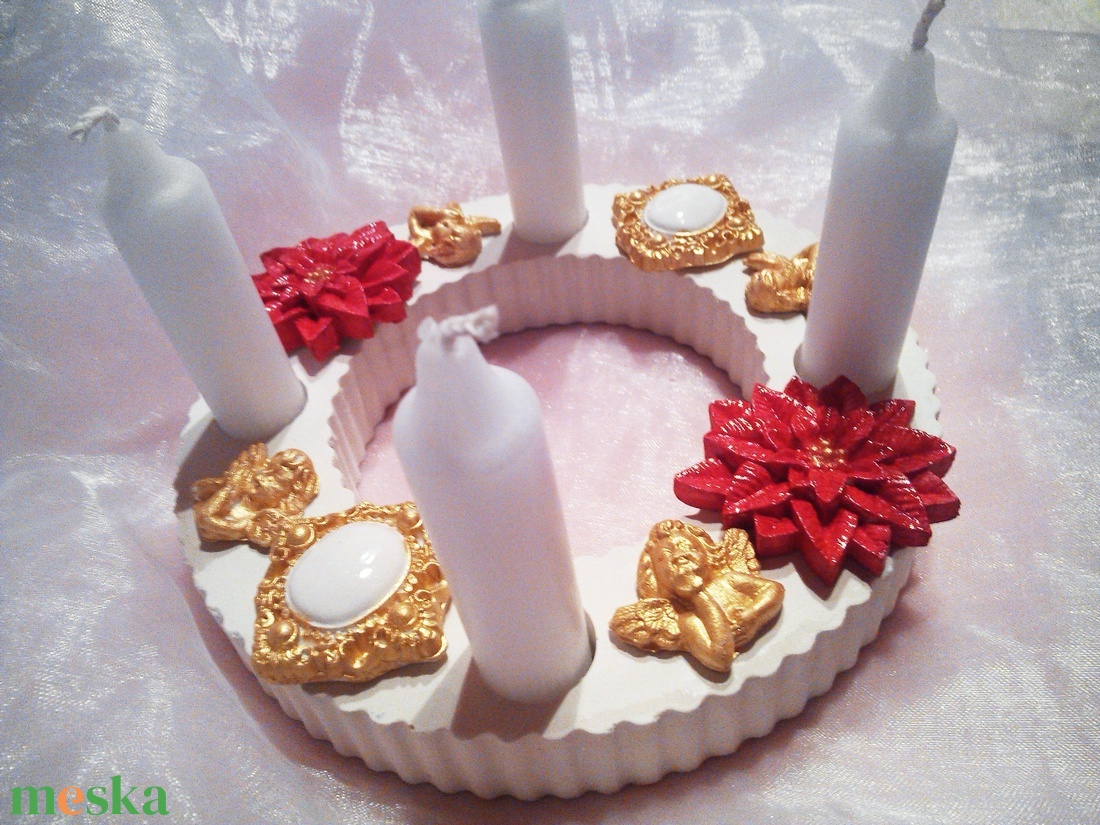 Adventi koszorú - karácsony - adventi díszek - adventi koszorú - Meska.hu