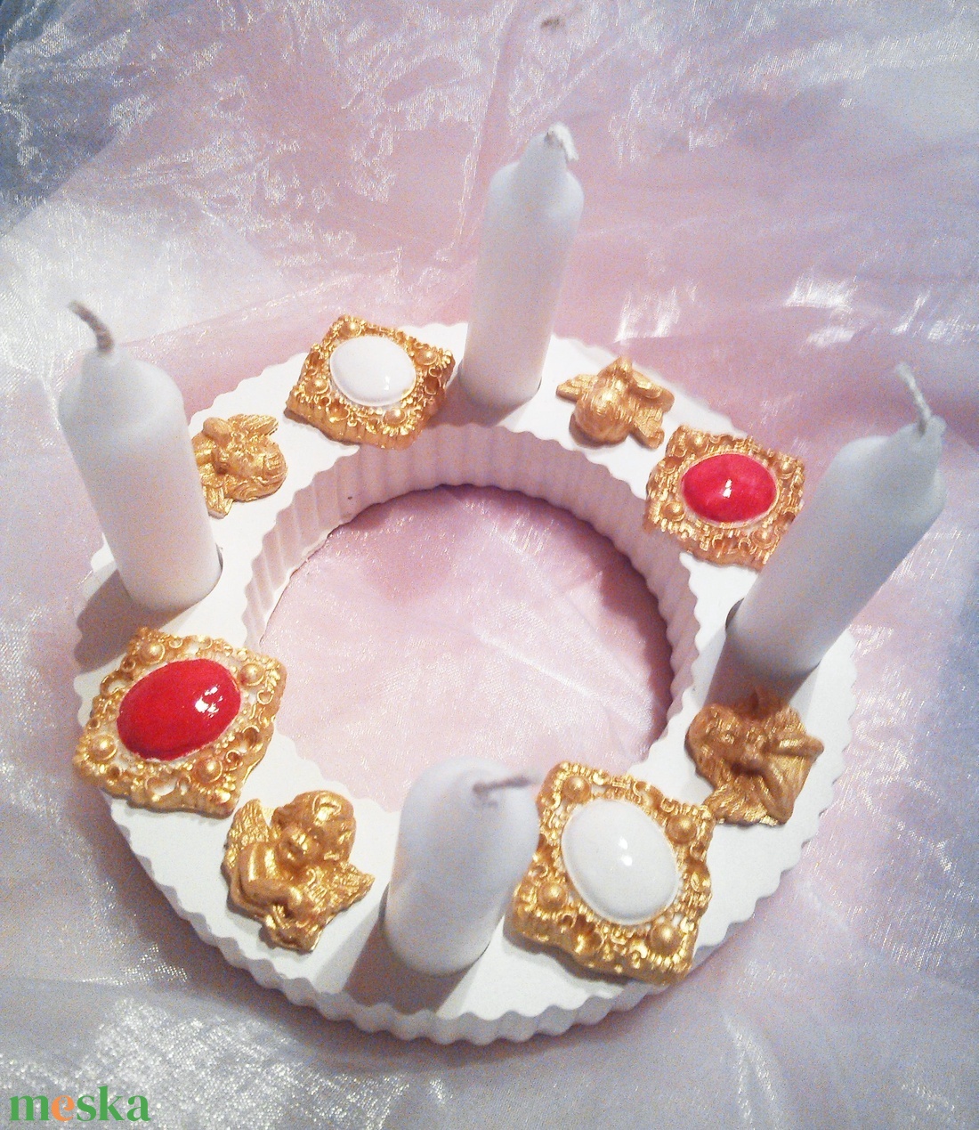 Adventi koszorú - karácsony - adventi díszek - adventi koszorú - Meska.hu