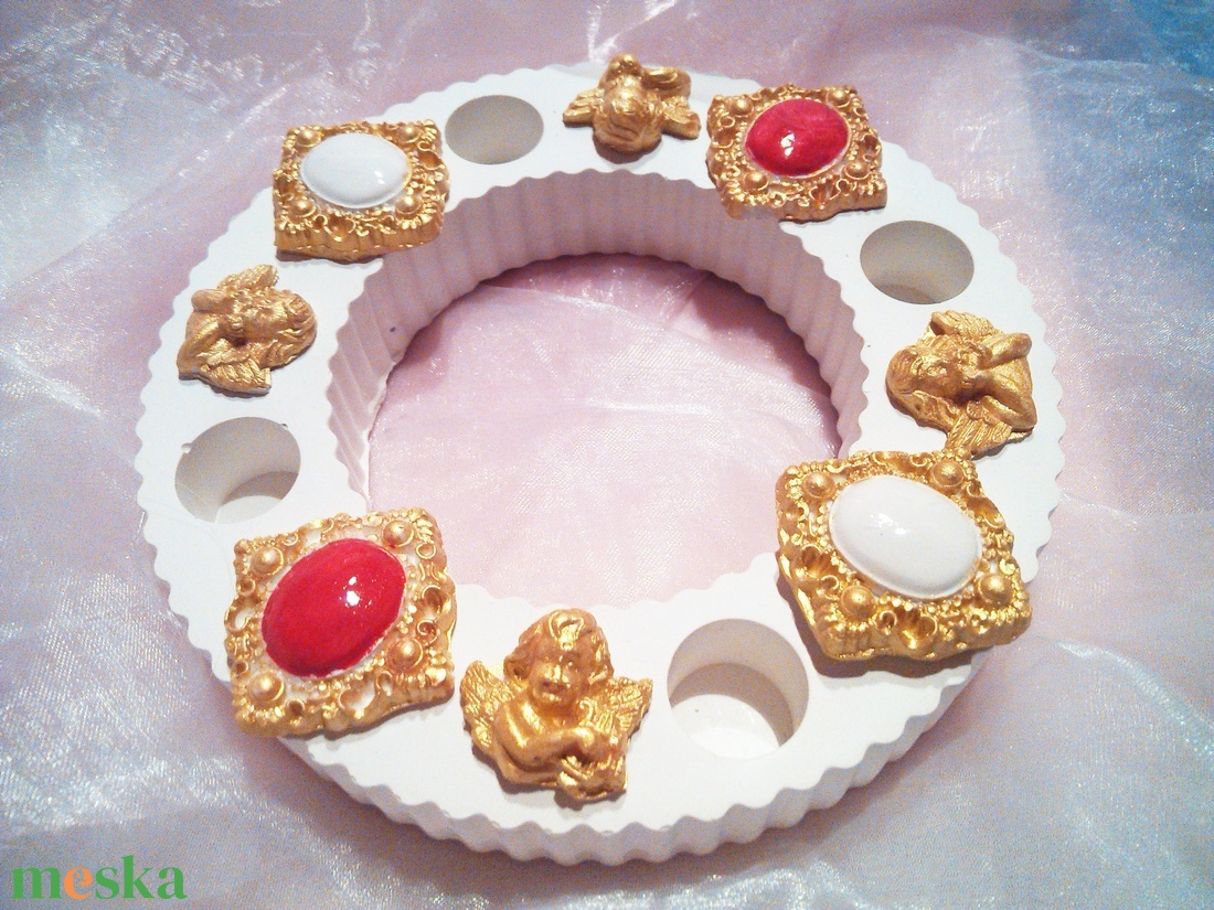 Adventi koszorú - karácsony - adventi díszek - adventi koszorú - Meska.hu