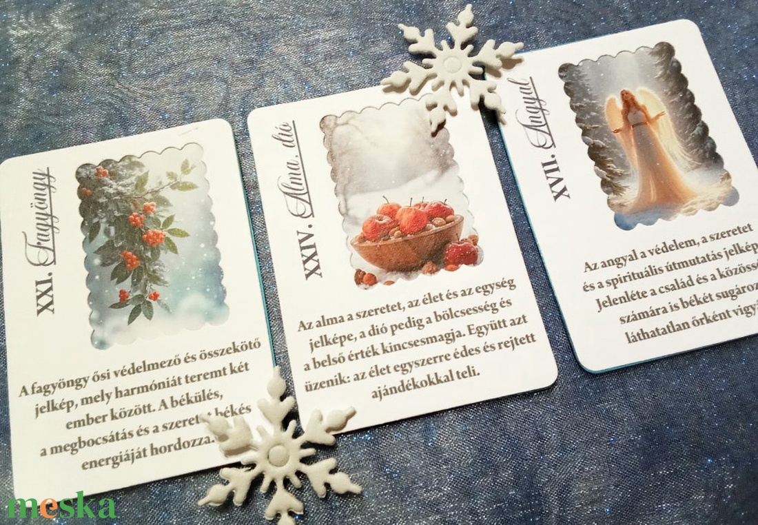 21 db-os ViaMystica kártya - karácsony - mikulás - mikulás ajándékok - Meska.hu