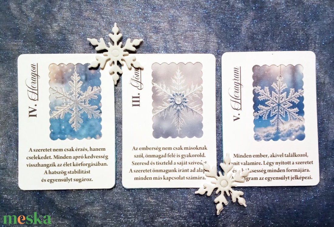 21 db-os ViaMystica kártya - karácsony - mikulás - mikulás ajándékok - Meska.hu