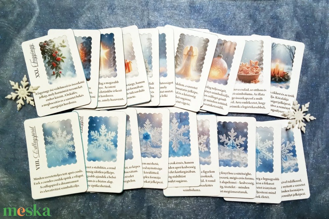 21 db-os ViaMystica kártya - karácsony - mikulás - mikulás ajándékok - Meska.hu
