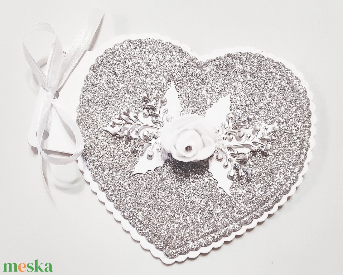 Esküvői meghívó - szív alakú  - esküvő - meghívó & kártya - meghívó - Meska.hu