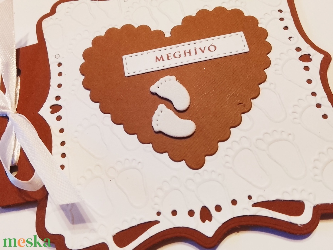 Keresztelő meghívó - különleges formájú - baba - mama - keresztelő kellékek - keresztelő meghívó - Meska.hu