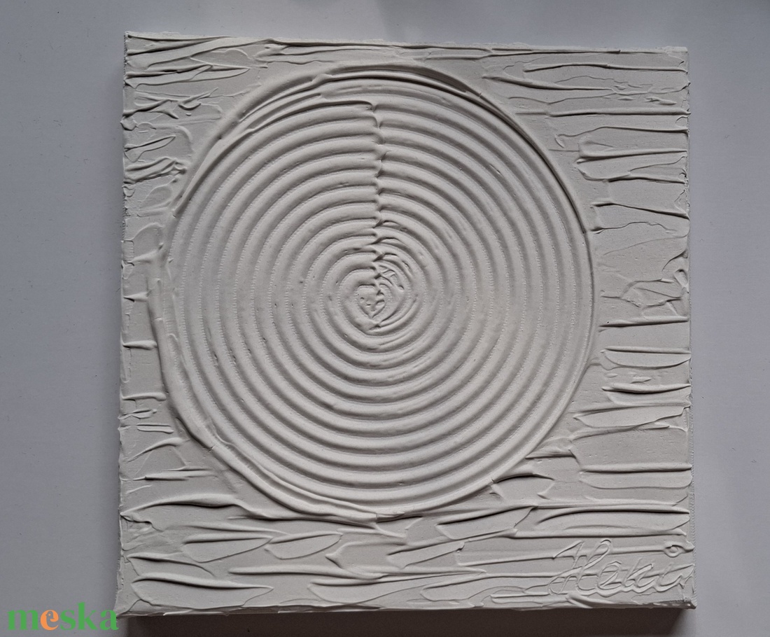 3D spirálos kör festmény -  - Meska.hu
