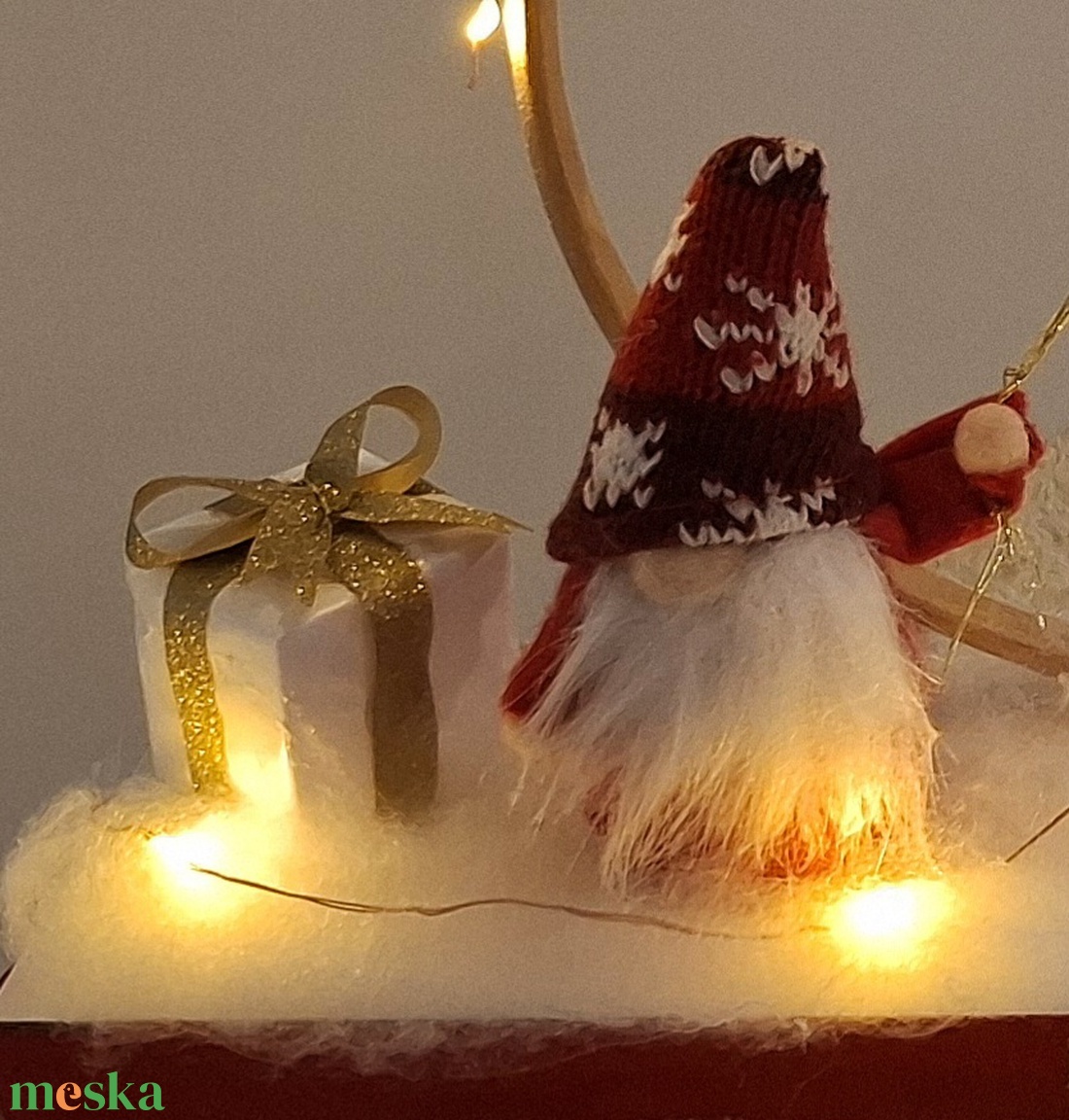 Manós léggömb karácsonyi dekoráció - karácsony - karácsonyi lakásdekoráció - karácsonyi lakásdíszek - Meska.hu