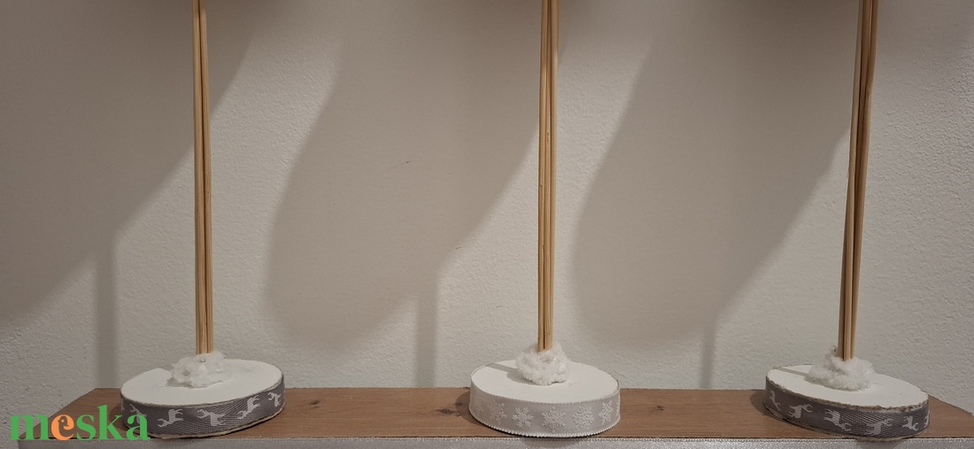 Norvég stílusú natur karácsonyi dekor - karácsony - adventi díszek - adventi ablakdekoráció - Meska.hu