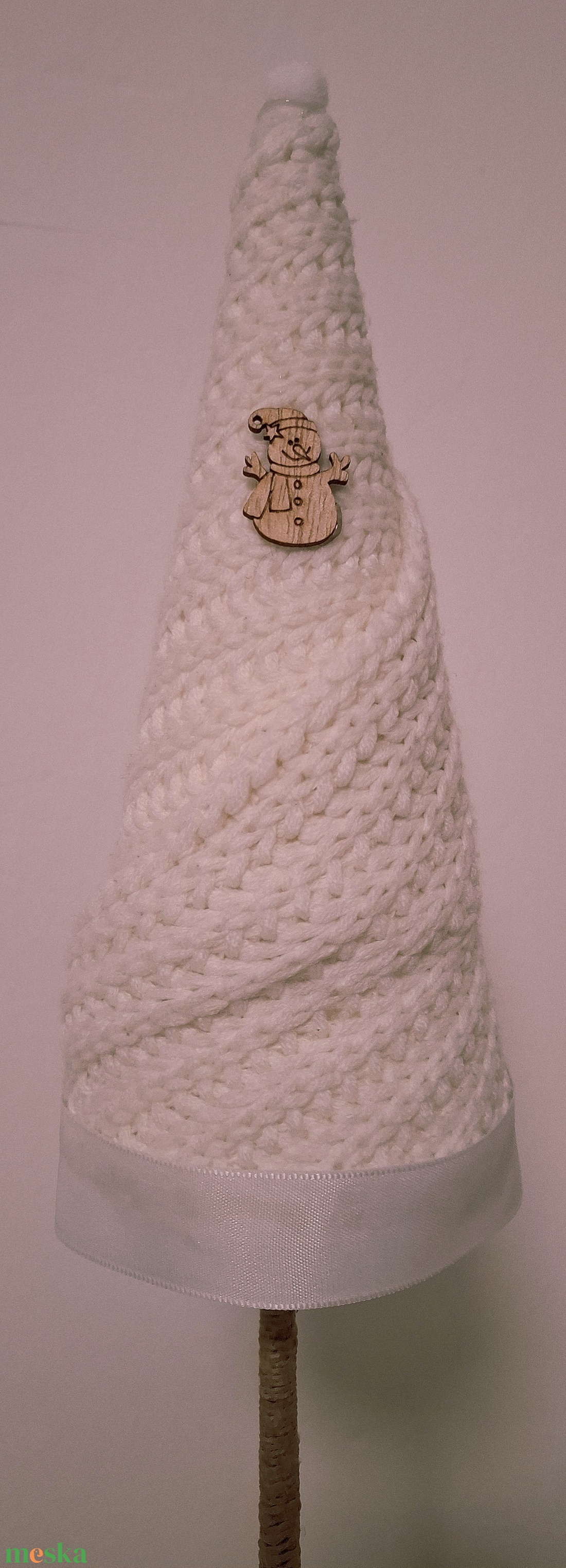 Norvég kötött karácsonyfa - karácsony - karácsonyi lakásdekoráció - karácsonyi lakásdíszek - Meska.hu