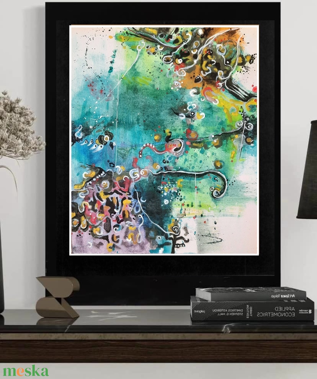 Absztrakt festmény az alkotótól - művészet - festmény - akril - Meska.hu